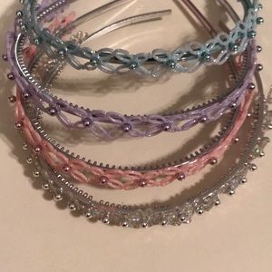 Girls Set of 4 Flower/Butterfly Headbands